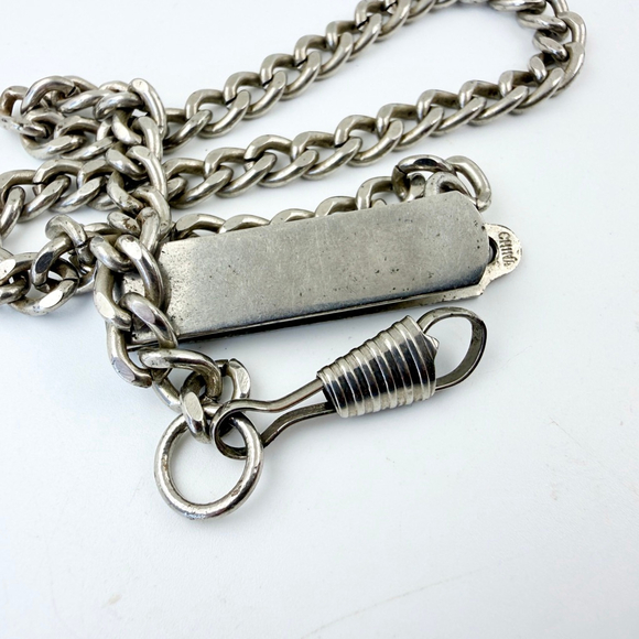 Vintage Remington Pocket Watch Chain, Remington Advertising Watch Fob, Silver - Picture 5 of 5
